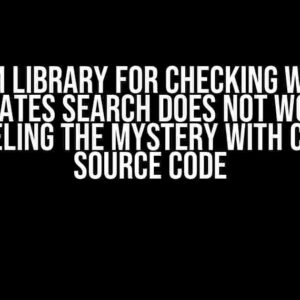 The COM Library for Checking Windows Updates Search Does Not Work: Unraveling the Mystery with C++ MFC Source Code