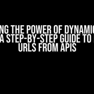 Unlocking the Power of Dynamic URLs in Next.js: A Step-by-Step Guide to Fetching URLs from APIs